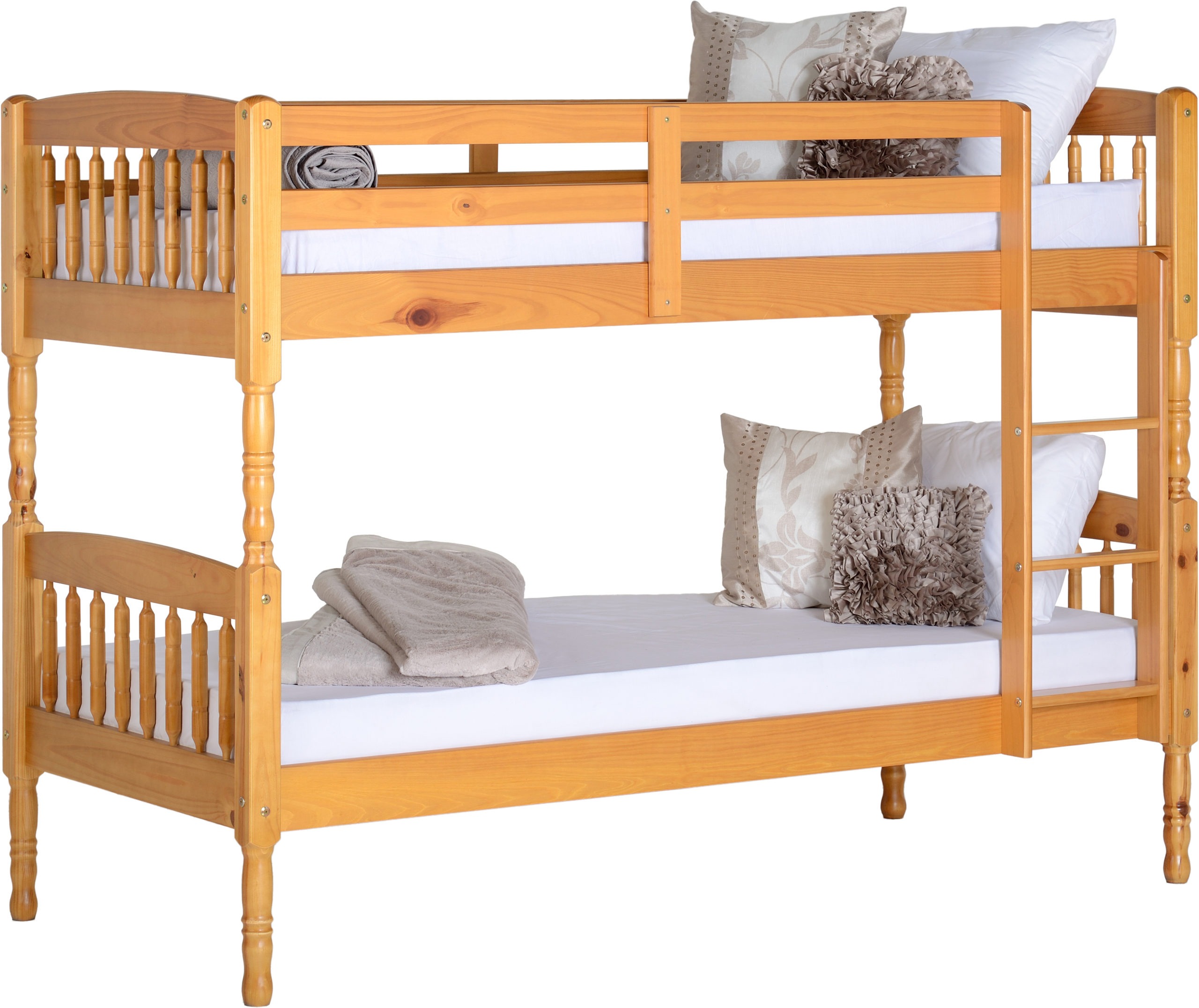 Solid pine bunk shop beds