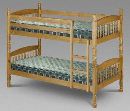 Solid Pine Spindle Bunk Bed